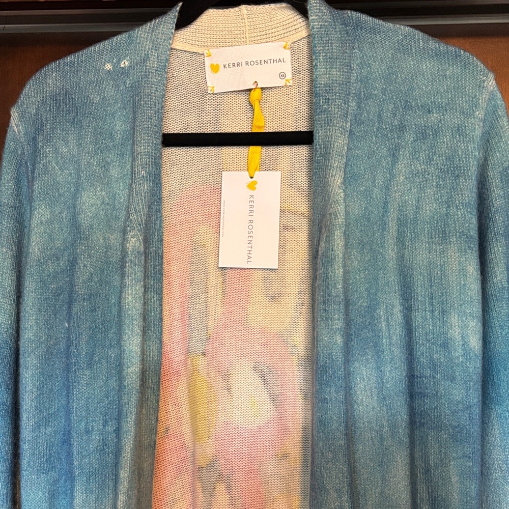Kerri Rosenthal Blue Women's Cardigan